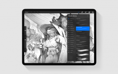 Как импортировать кисточки в Procreate?
