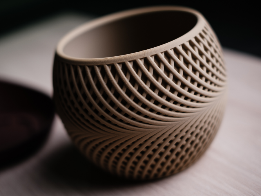 Кашпо Drift Planter (Black/Olive)