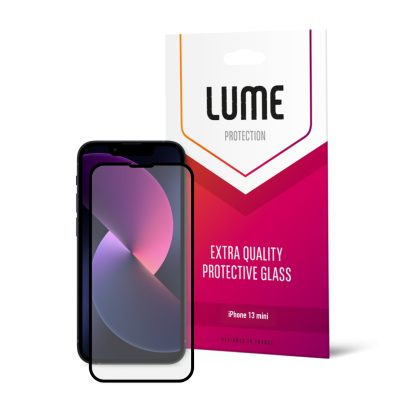 Защитное стекло LUME для Apple iPhone 13 mini (Black)