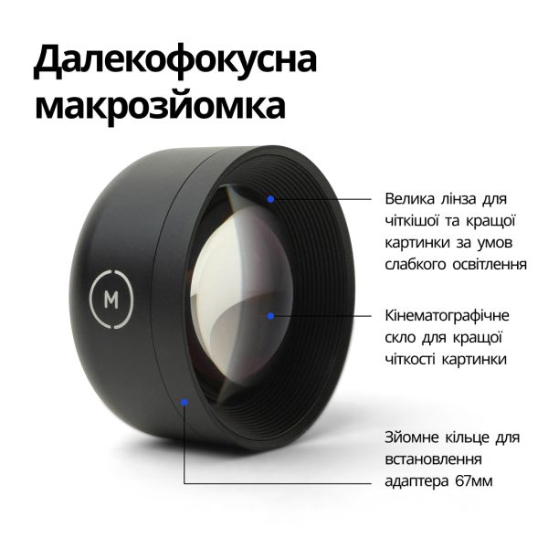 Объектив Moment Macro 75mm Mobile Lens - T-series