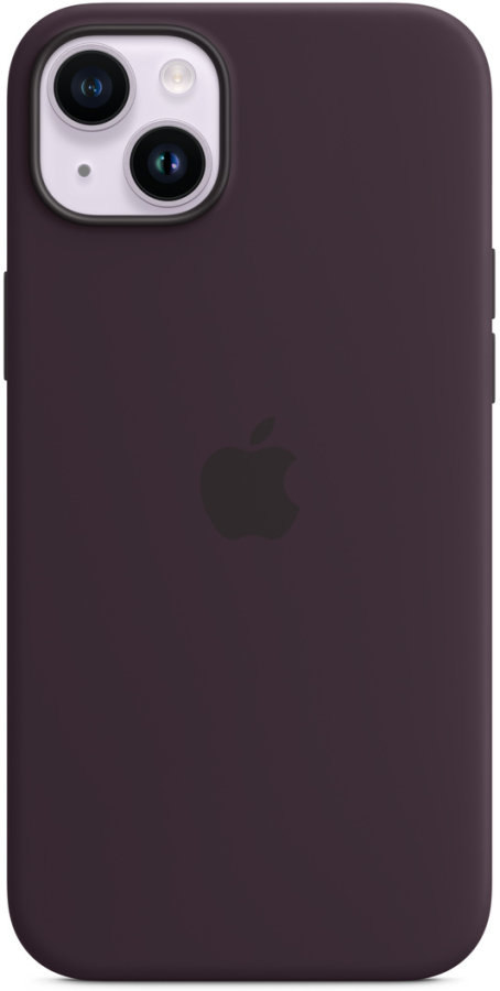 Чохол Apple Silicone Case with MagSafe для Apple iPhone 14 Plus (Elderberry)