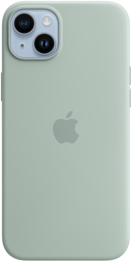 Чохол Apple Silicone Case with MagSafe для Apple iPhone 14 Plus (Succulent)