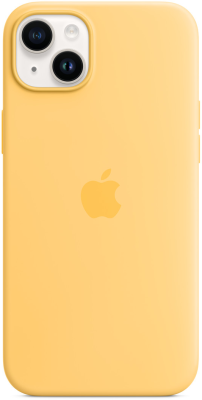Чехол Apple Silicone Case with MagSafe для Apple iPhone 14 Plus (Sunglow)