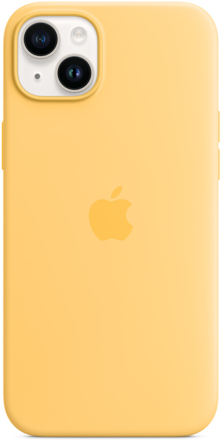 Чохол Apple Silicone Case with MagSafe для Apple iPhone 14 Plus (Sunglow)