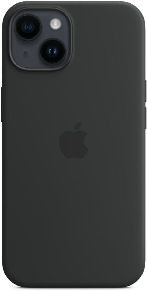 Чехол Apple Silicone Case with MagSafe для iPhone 14 (Midnight)