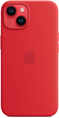 Чехол Apple Silicone Case with MagSafe для Apple iPhone 14 (PRODUCT RED)