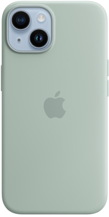 Чехол Apple Silicone Case with MagSafe для Apple iPhone 14 (Succulent)