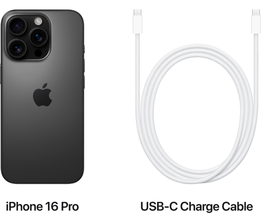 Смартфон Apple iPhone 16 Pro 128 GB (Black Titanium)