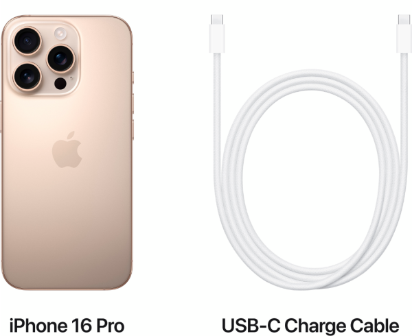 Смартфон Apple iPhone 16 Pro 128 GB (Desert Titanium)