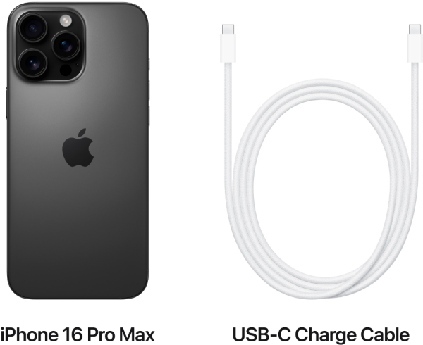 Смартфон Apple iPhone 16 Pro Max 512 GB (Black Titanium)