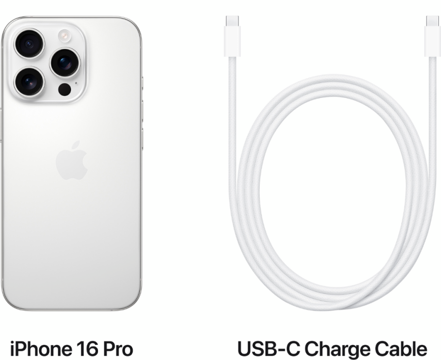 Смартфон Apple iPhone 16 Pro 128 GB (White Titanium)