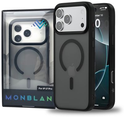 Чохол Monblan Magnetic Crystal Series для Apple iPhone 17 Pro (Black)