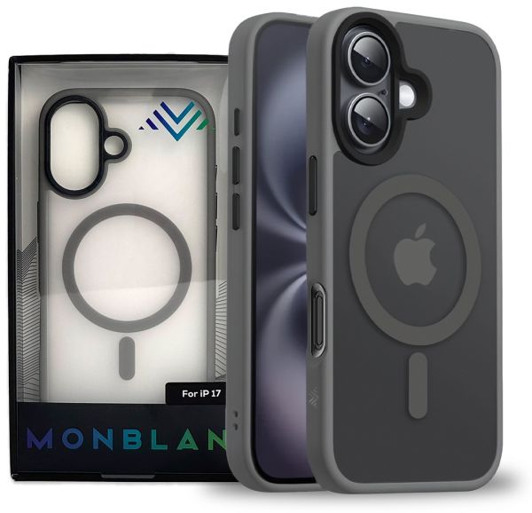 Чехол Monblan Magnetic Crystal Series для Apple iPhone 17 (Grey)