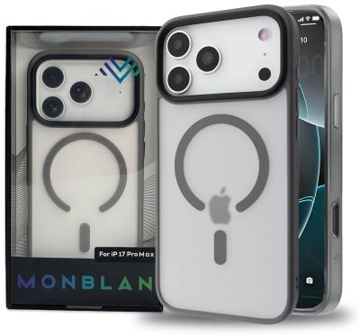 Чохол Monblan Magnetic Crystal Series для Apple iPhone 17 Pro Max (Grey)