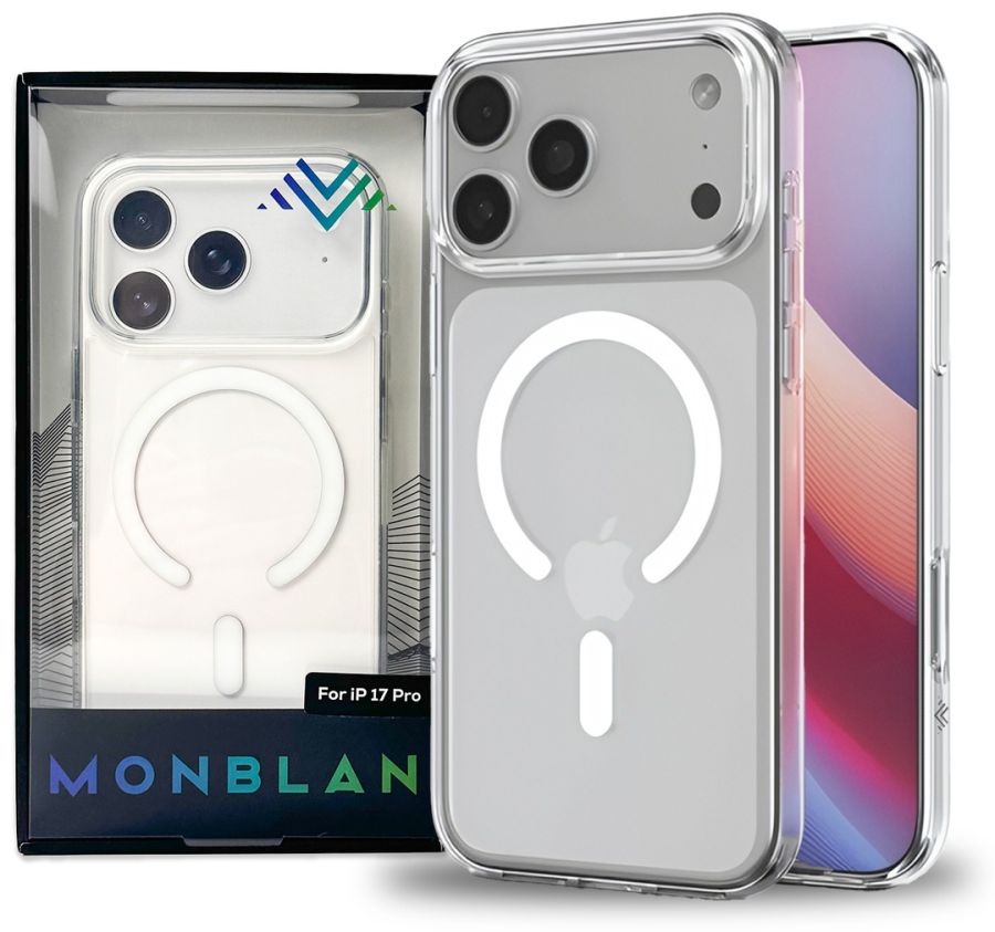 Чохол Monblan Magnetic Crystal Series для Apple iPhone 17 Pro (Clear)