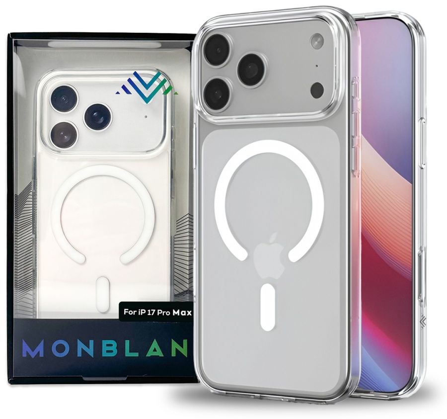 Чохол Monblan Magnetic Crystal Series для Apple iPhone 17 Pro Max (Clear)