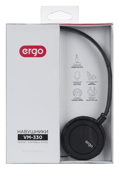 Навушники ERGO VM-330 Black (6330598) 