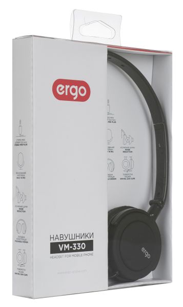 Навушники ERGO VM-330 Black (6330598) 