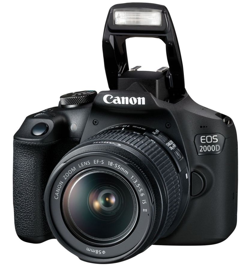 Цифрова дзеркальна фотокамера Canon EOS 2000D 18-55 IS (6441365) 