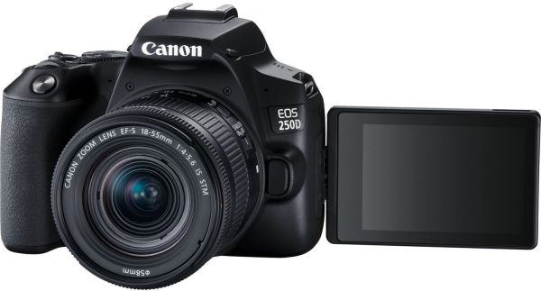 Цифрова дзеркальна фотокамера Canon EOS 250D Kit 18-55 IS STM Black (6500425) 