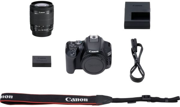 Цифрова дзеркальна фотокамера Canon EOS 250D Kit 18-55 IS STM Black (6500425) 