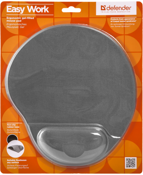 Килимок для миші Defender Easy Work Grey (50915) (5804819) 