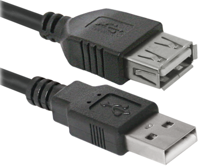 Кабель Defender USB02-10 USB2.0 AM-AF, 3м, пакет (87453) (6358276) 