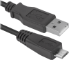 Кабель Defender USB08-06 USB 2.0 AM-MicroBM 1.8м, пакет (87459) (6253186) 