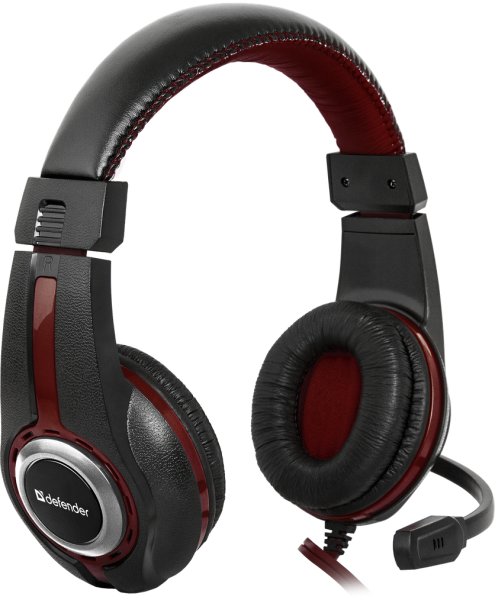 Гарнітура Defender Warhead G-185 Black+Red (64106) (6307916) 