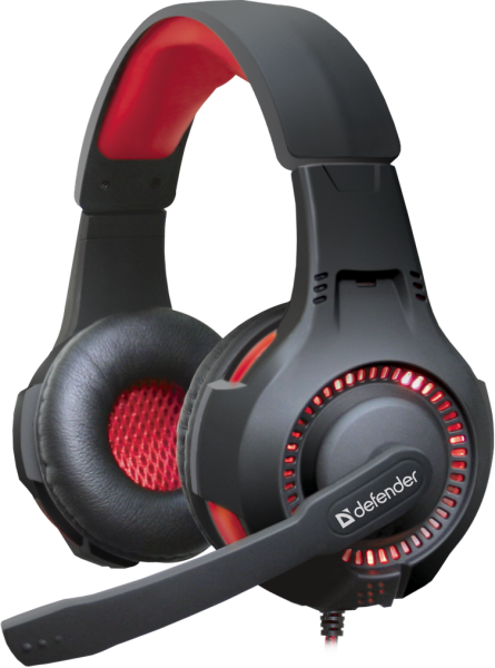Гарнітура Defender Warhead G-450 Red-Black (64146) (6358195) 