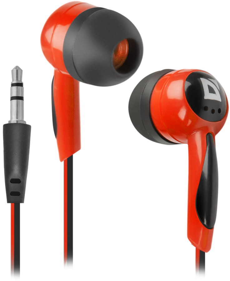 Навушники Defender Basic-604 Black-Red (63605) (6239436) 