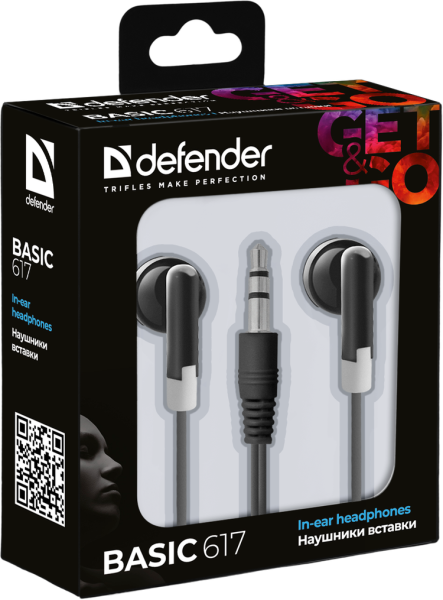 Навушники Defender 1 Basic-617 Black (63617)  (6317310) 