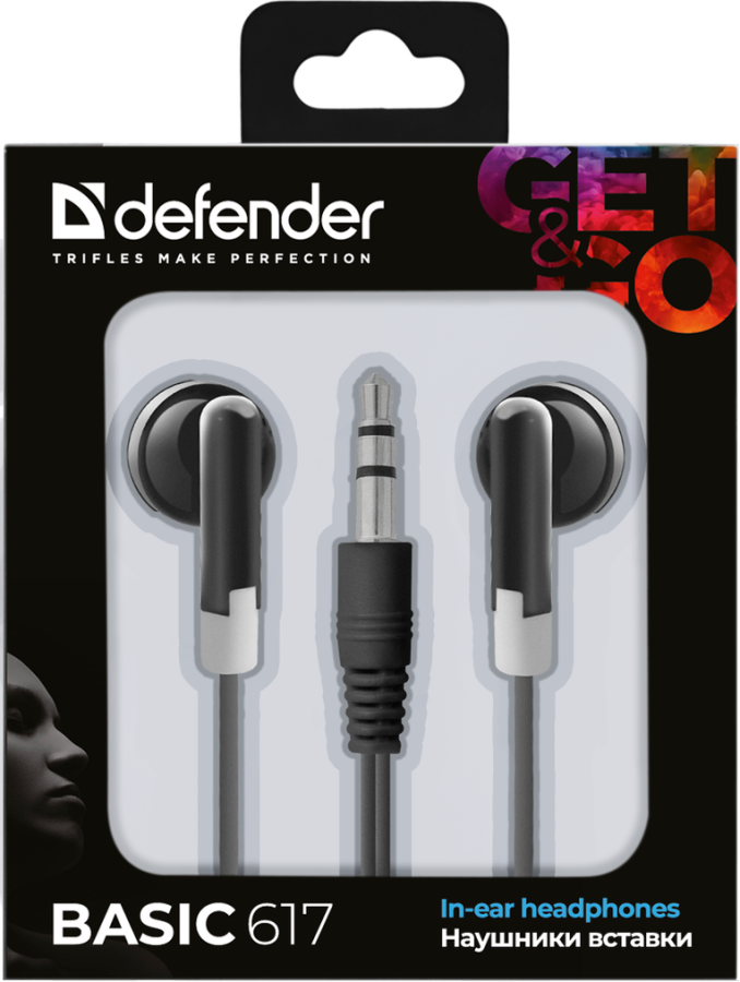 Навушники Defender 1 Basic-617 Black (63617)  (6317310) 