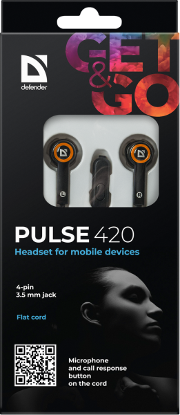 Гарнітура Defender Pulse 420 Orange (63420) (6217088) 