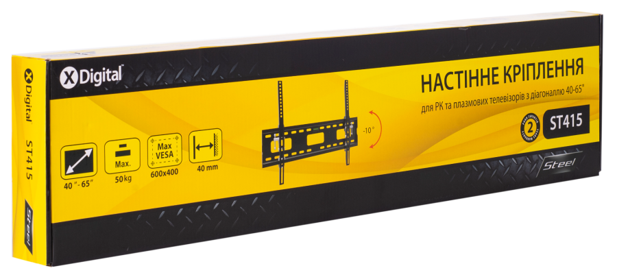 Кронштейн настінний X-Digital STEEL ST415 Black (6185118) 