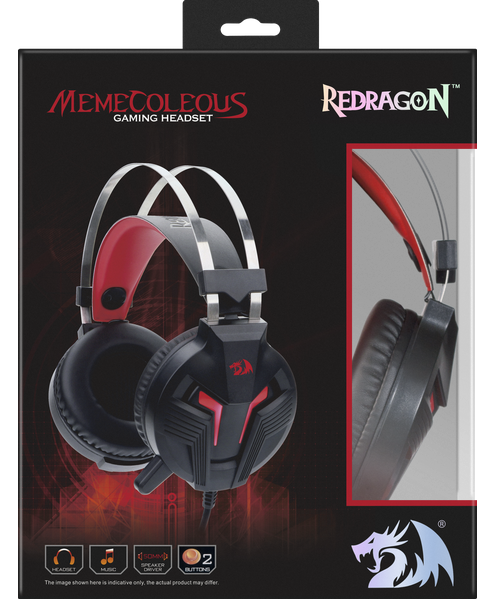 Гарнітура Redragon Memecoleous Black-Red (75096)  (6456427) 