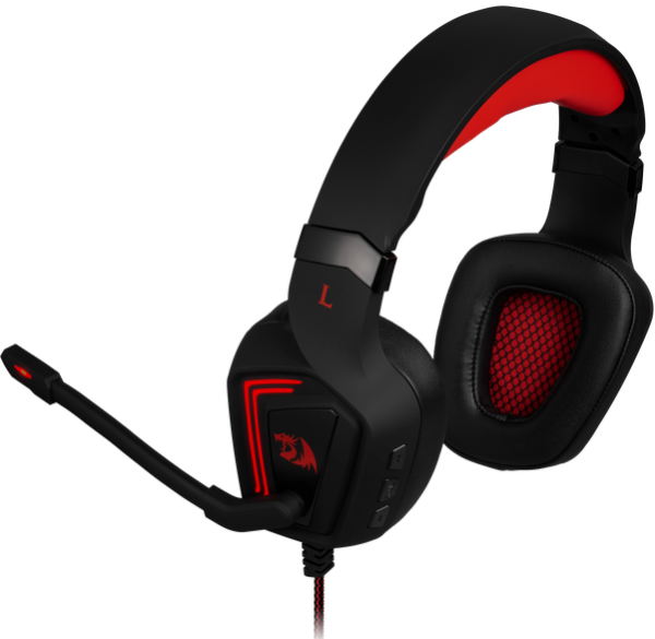 Гарнітура Redragon Muses 2 USB Black-Red (77909) (6687900) 