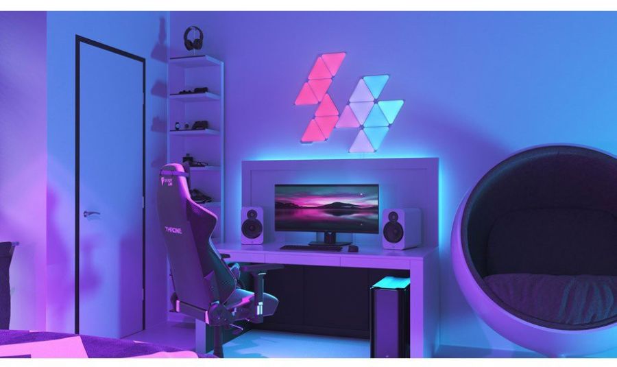 Розумна система освітлення Nanoleaf Shapes - Triangles Starter Kit - 9 шт. (White)