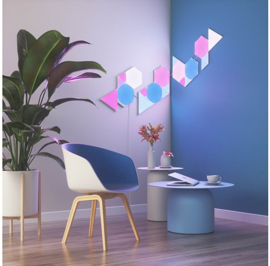Розумна система освітлення Nanoleaf Shapes - Mini Triangles Starter Kit - 15 шт. (White)
