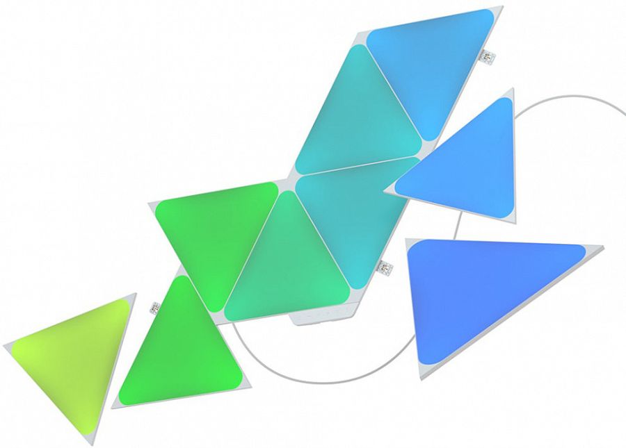 Розумна система освітлення Nanoleaf Shapes - Triangles Starter Kit - 9 шт. (White)
