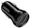 Автомобільний зарядний пристрій Ugreen ED018 24W 2xUSB Car Charger (Black) (6689291) 