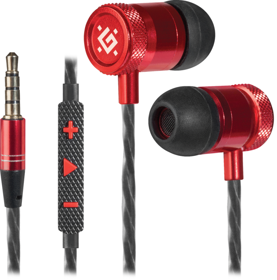 Гарнітура Defender Pollaxe Black + Red 1.2 m (64453) (6492220) 