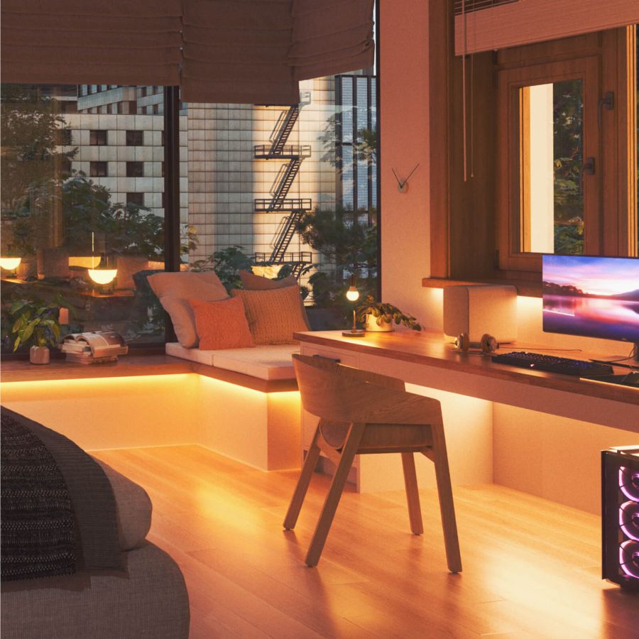 Светодиодная лента Nanoleaf Essentials Lightstrip Expansion (1 м)