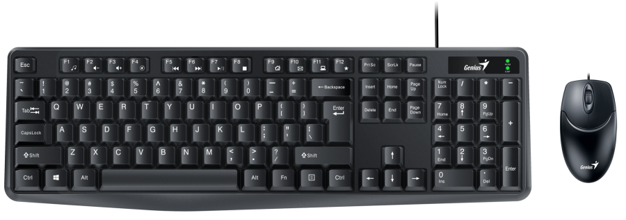 IT набір Genius KM-170 Black UKR (6738497) 