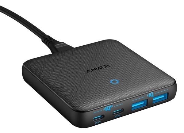 Мережевий зарядний пристрій Anker PowerPort 543 Atom III Slim 4-65W 2&2xUSB-C PIQ3.0 (6809296) 