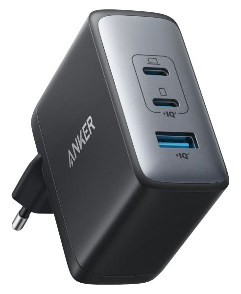 Мережевий зарядний пристрій ANKER PowerPort 736 Nano II - 100W 2xUSB-C PD & 1xPIQ GaN  (6837239) 