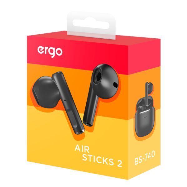 Гарнітура ERGO BS-740 Air Sticks 2 Black (6819313) 