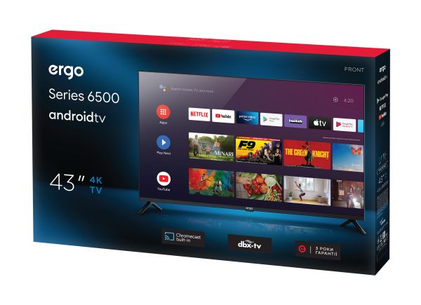LED-телевізор ERGO 43GUS6500 (6815376) 