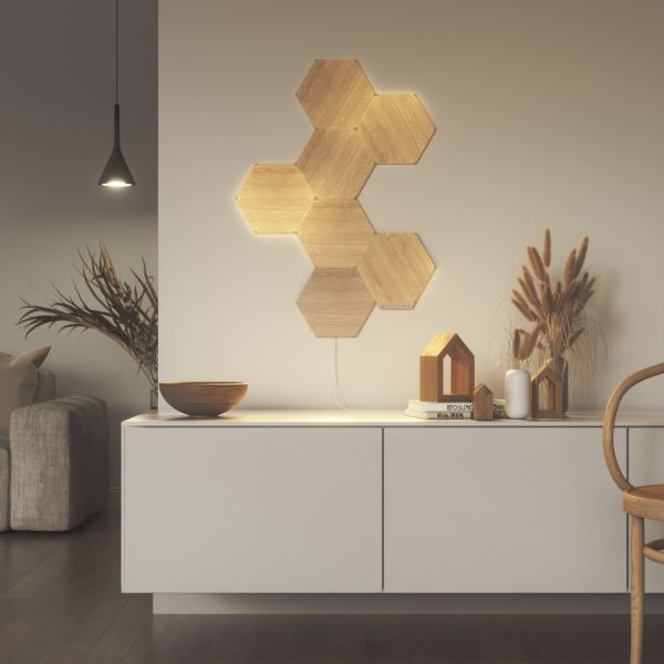 Розумна система освітлення Nanoleaf Elements - Hexagons Starter Kit - 7 шт.