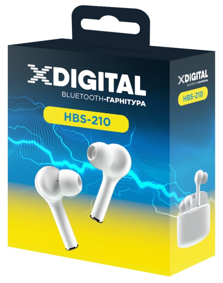 Гарнітура X-Digital HBS-210 White (6819319) 